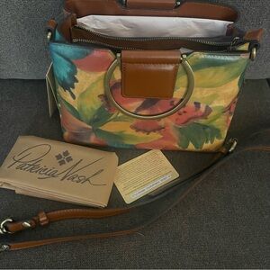 Patricia Nash Vibrant Floral Shoulder Bag